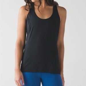 Lululemon Black Sculpt It Singlet Tank Sz 8